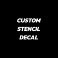 CUSTOM STENCIL DECAL