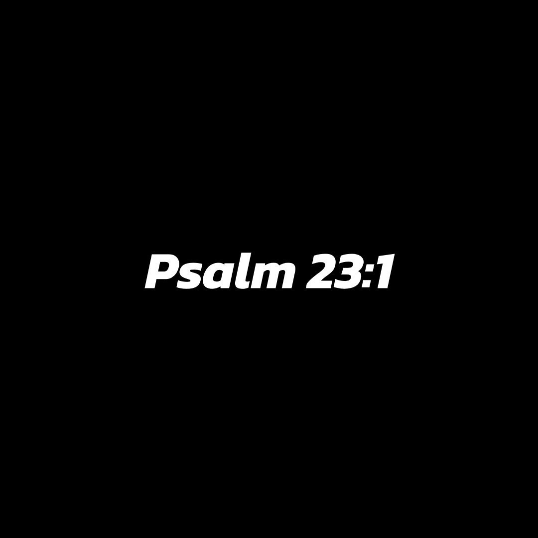 Psalm 23:1