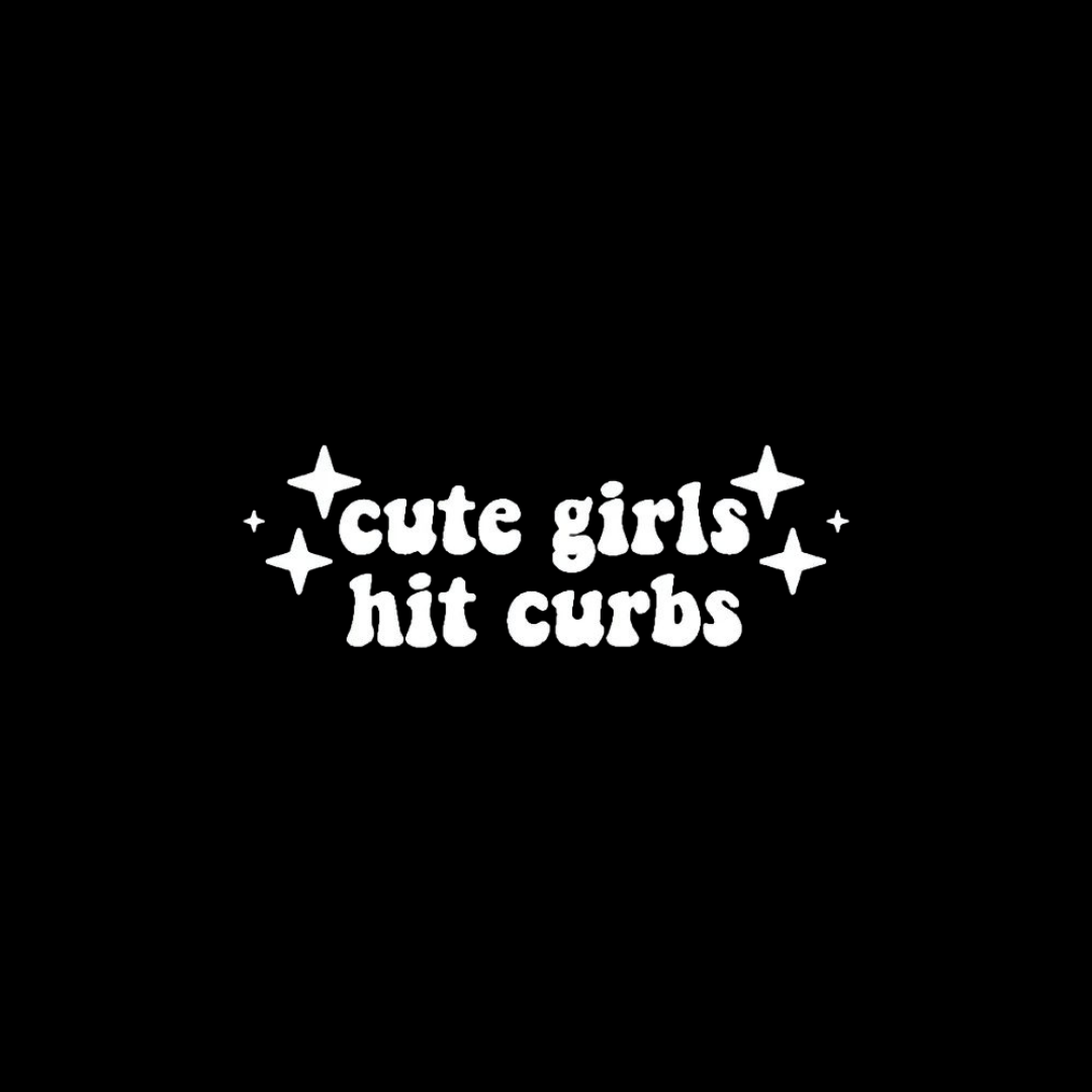 Cute Girls Hit Curbs