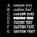 Custom Text