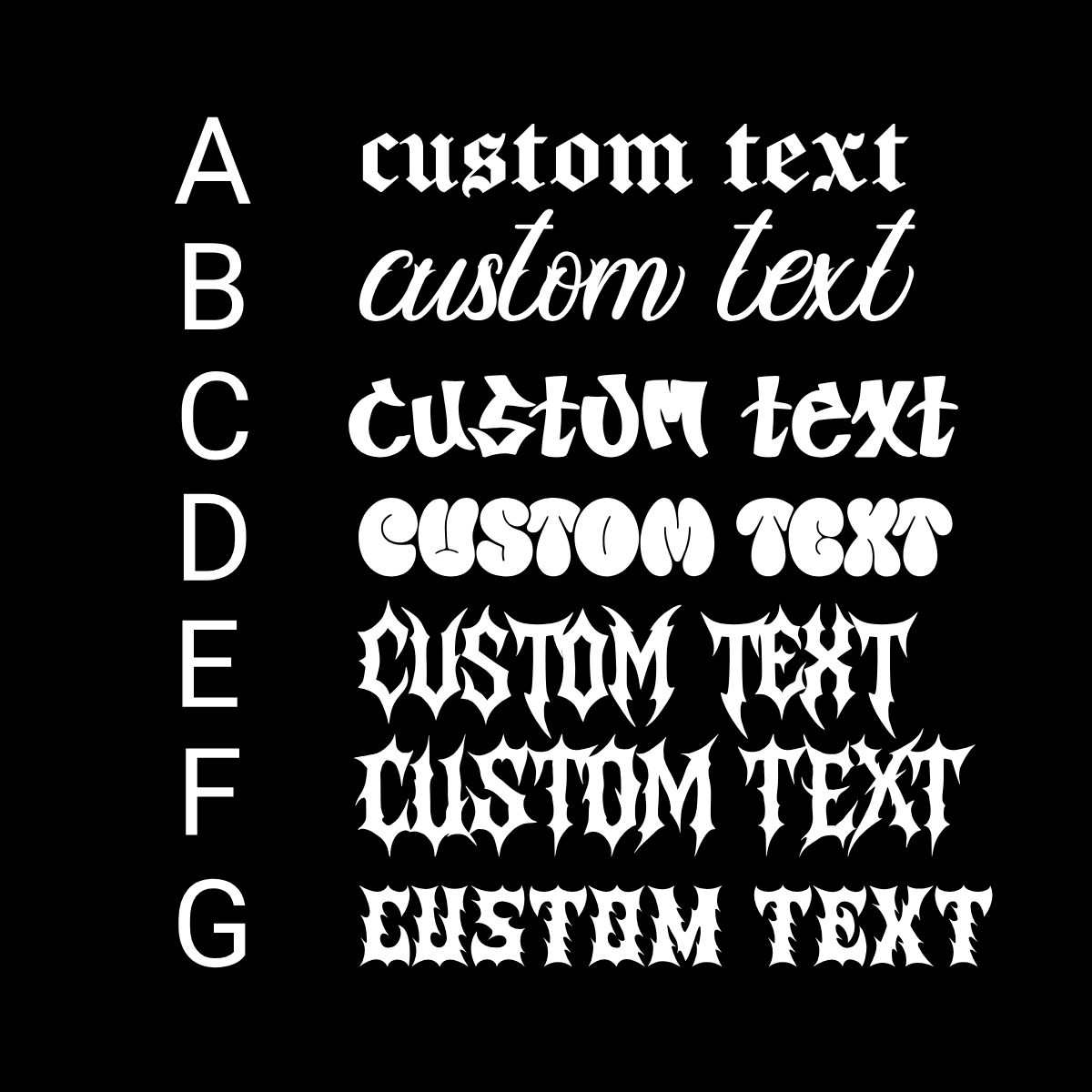 Custom Text