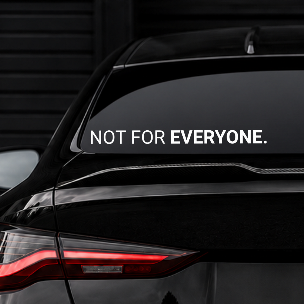 Not for everyone